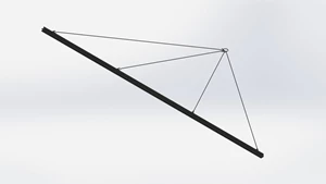 NORWEST 20' HEAVY DUTY DRAW BAR ASSEMBLY