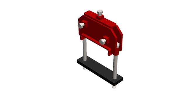 NORWEST 1'' x 3'' STANDARD FAB. CLAMP FOR 7'' x 7'' FLAT BAR
