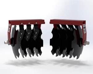 NORWEST #2, 4 DISC GANG WITH NOTCHED BLADES"