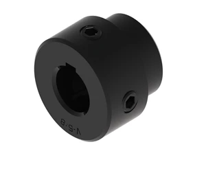 WEASLER HUB (RD BORE W/KEYWAY & SET SCREWS) 5/8'' V SERIES