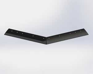 NORWEST 100 DEGREE X 5 FT. BLADE HARDFACED TOP FOR NOBEL