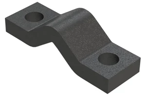 TOOL BAR STRAP 3/4'' x 2'' WITH 7/8'' ROUND HOLE (6.75'' LONG)