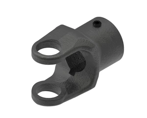 WEASLER IMPLEMENT YOKE- 1 1/4'' BORE X 1/4''& 5/16''DBL KEY*