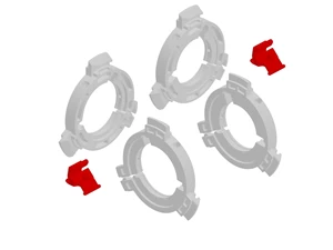 WEASLER GUARD- BEARING KIT 6,12,1000 SERIES"