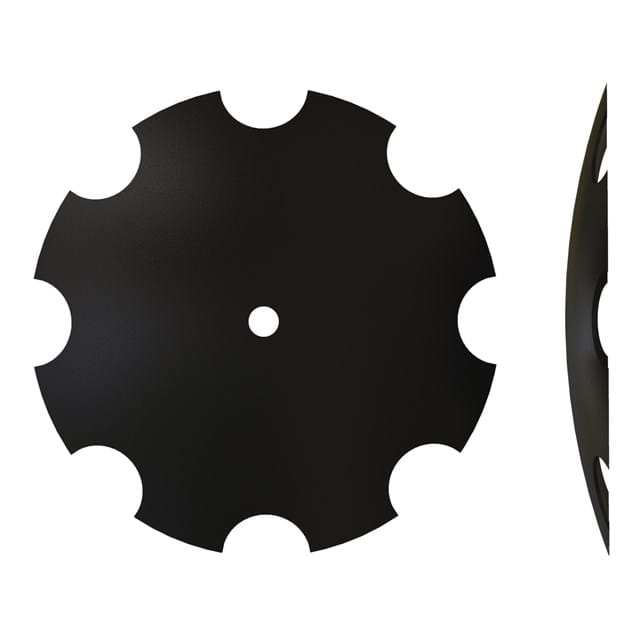 NOTCHED DISC BLADE 16'' x 3mm W/PILOT CENTER