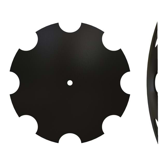 NOTCHED DISC BLADE 22'' x 6mm W/PILOT CENTER