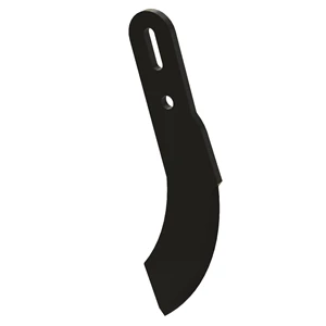 NORWEST KCN130 BACKSWEPT INJECTOR KNIFE WITH CHROME EDGE