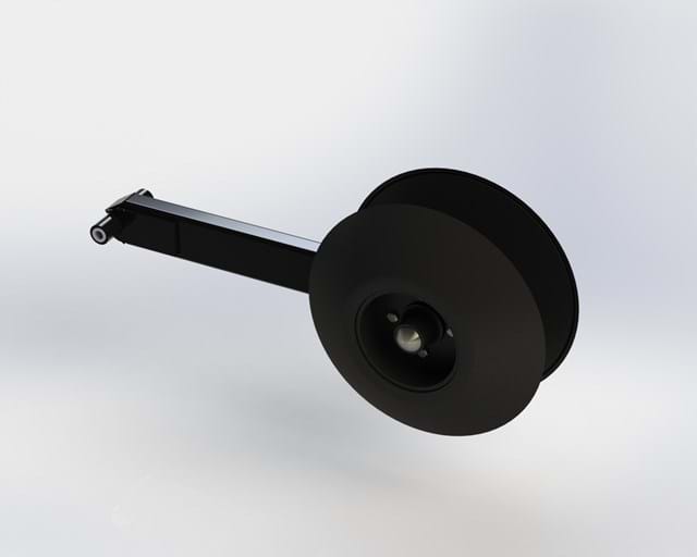 GUIDE LEG ASSEMBLY COMPLETE W/ HUBS, BUSHING & OR600-GW'S(2)"