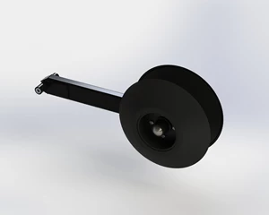 GUIDE LEG ASSEMBLY COMPLETE W/ HUBS, BUSHING & OR600-GW'S(2)"