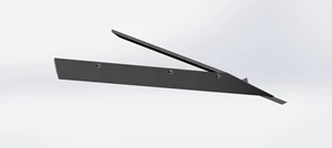 HAYBUSTER UNDERCUTTER 3/8''x 4'' V BLADE - PLAIN (CAD# VBLADE)