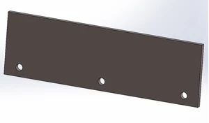 CHOPPER BLADE 3/8'' X 5'' X 16.5 FOR SUMMER SUPPER COULTER