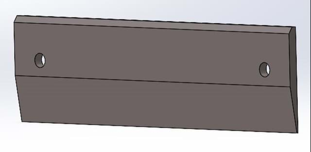 SUNFLOWER STUBBLE CHOP. BLD. .375'' X 4.125'' X 15'' 2 HOLE