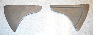 CHROME PLOWSHARE POINT LEFT HAND